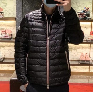 Moncler Black Quilted Down Jacket