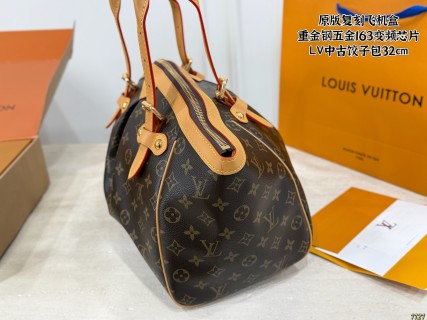Louis Vuitton Monogram Dumpling Tote Bag - Navy view 2