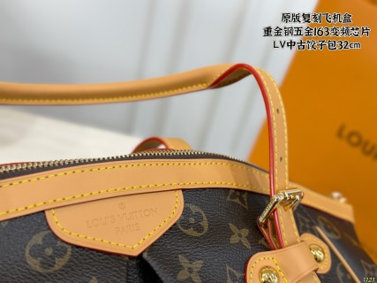 Louis Vuitton Monogram Dumpling Tote Bag - Navy view 5