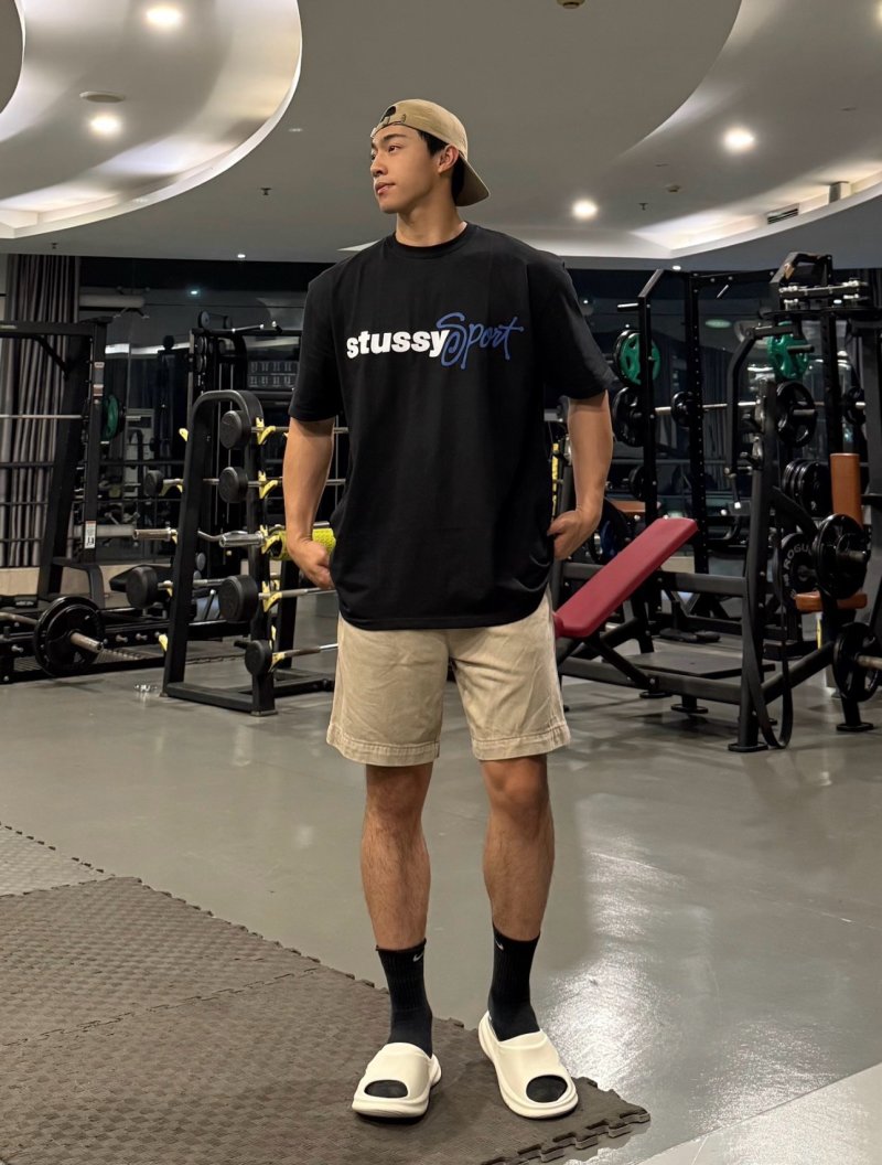 Stüssy Sport Black T-Shirt