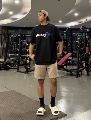 Stüssy Sport Black T-Shirt