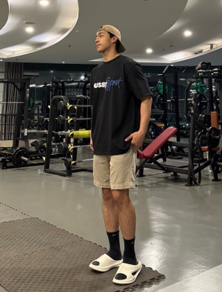 Stüssy Sport Black T-Shirt view 2