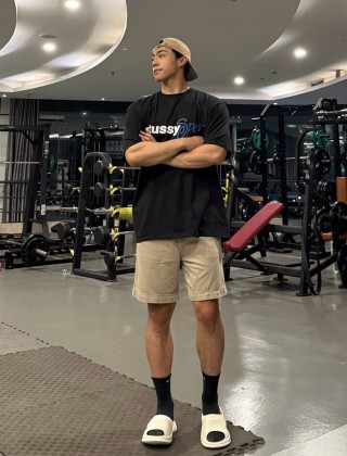 Stüssy Sport Black T-Shirt view 4