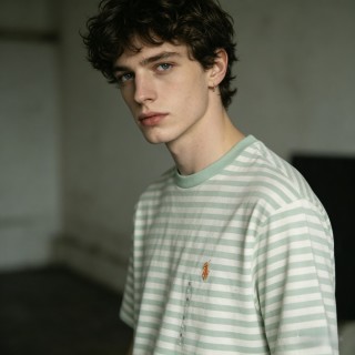 Polo Ralph Lauren Striped T-Shirt Sage Green view 2