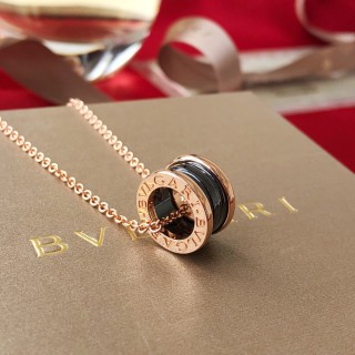 Bvlgari Black Ceramic Rose Gold Necklace view 2