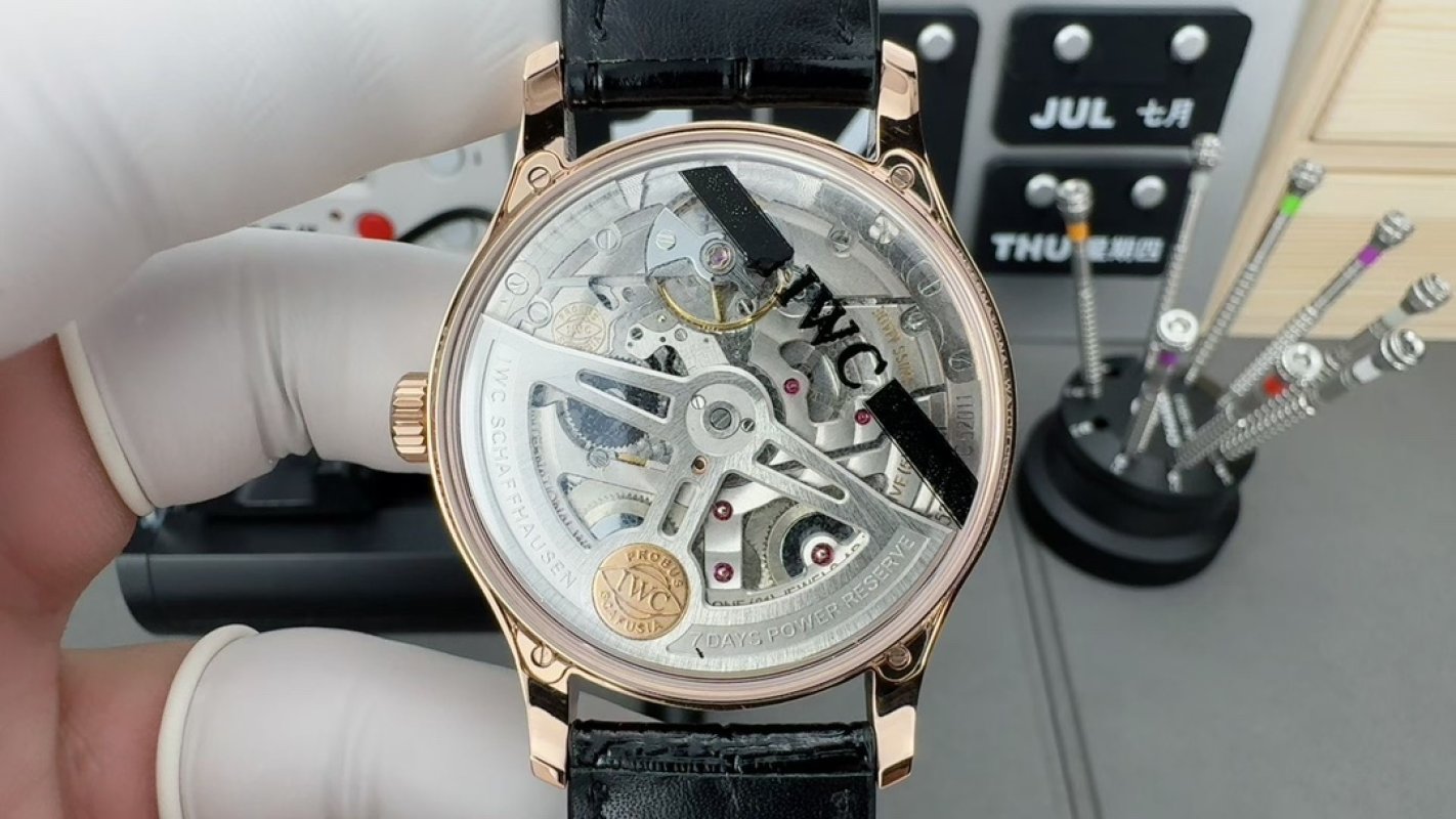 IWC Portugieser 7-Day Automatic Rose Gold Watch view