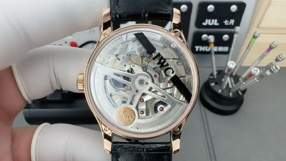 IWC Portugieser 7-Day Automatic Rose Gold Watch view 5
