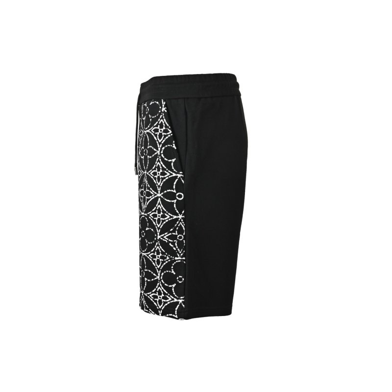 Black Geometric Pattern Shorts view