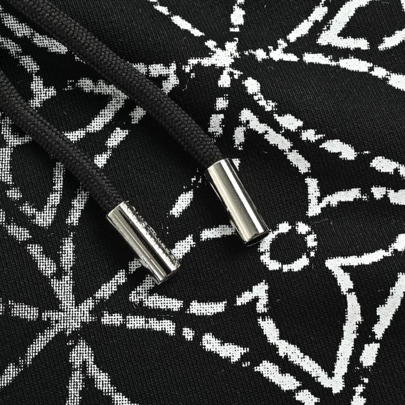 Black Geometric Pattern Shorts view