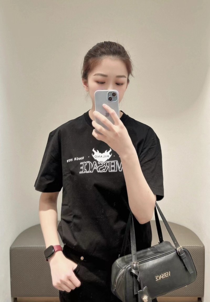 Black Graphic Print Short Sleeve T-Shirt