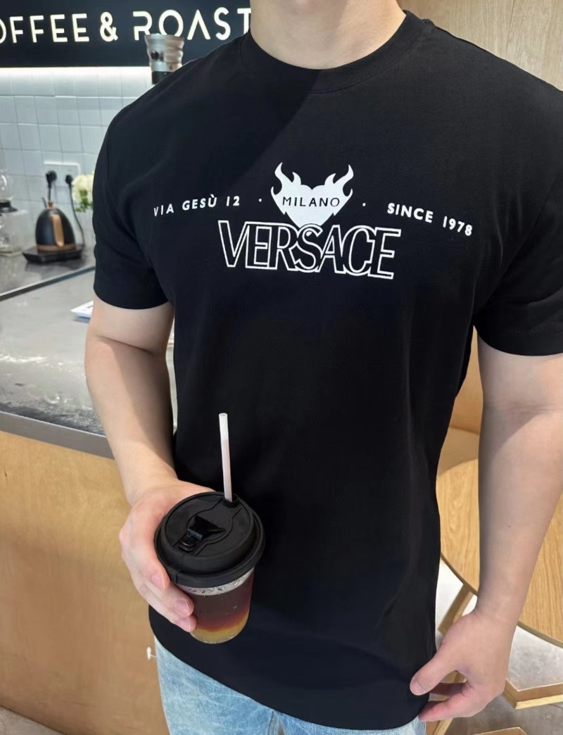 Black Graphic Print Short Sleeve T-Shirt view