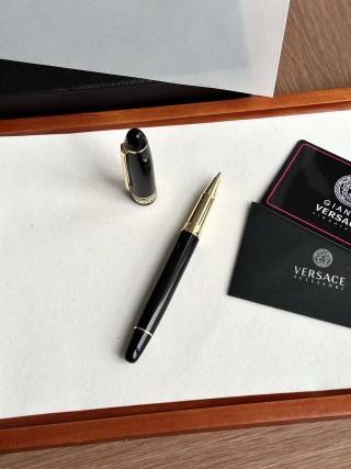 Versace Signature Black & Gold Ballpoint Pen view 2