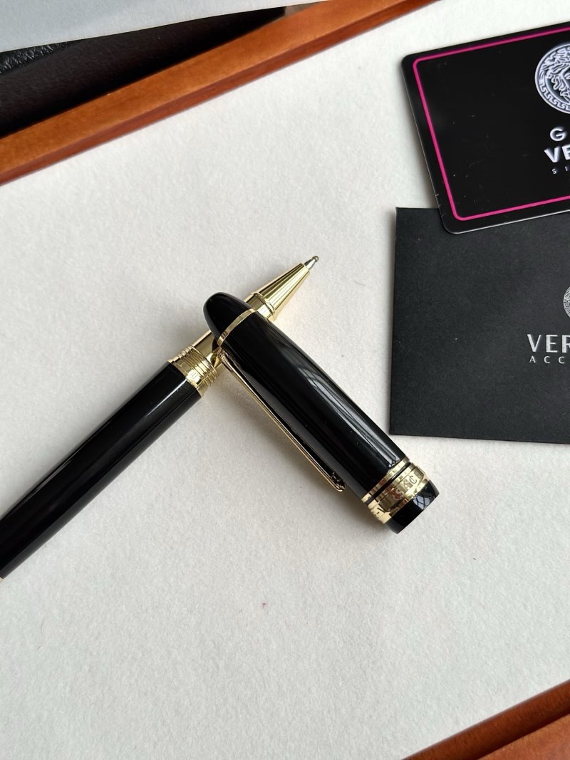 Versace Signature Black & Gold Ballpoint Pen view
