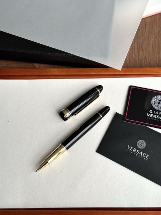 Versace Signature Black & Gold Ballpoint Pen view 7
