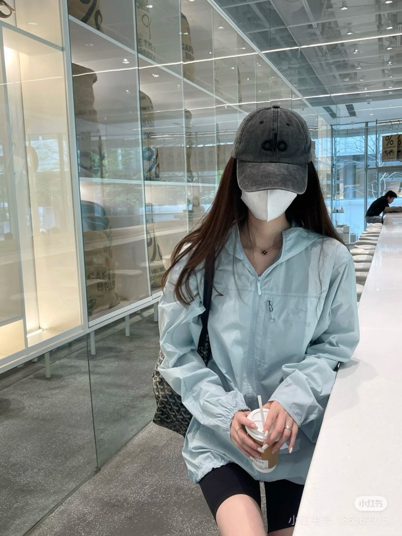Light Blue Lightweight Sun Protection Jacket view