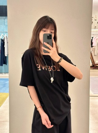Black Gold Logo Graphic Short Sleeve T-Shirt view 2