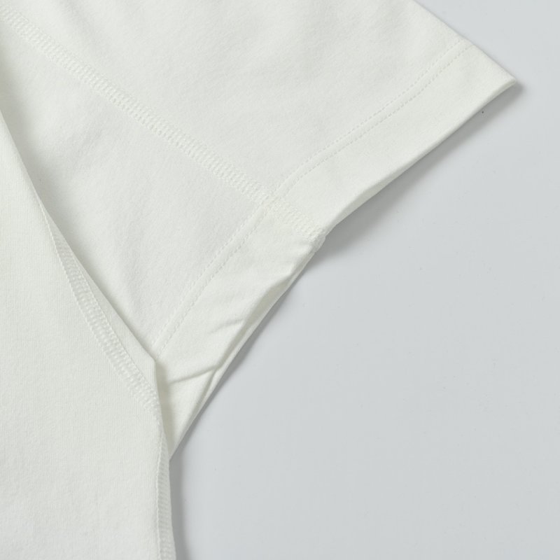 White Oversized T-Shirt with Botanical Back Graphic view