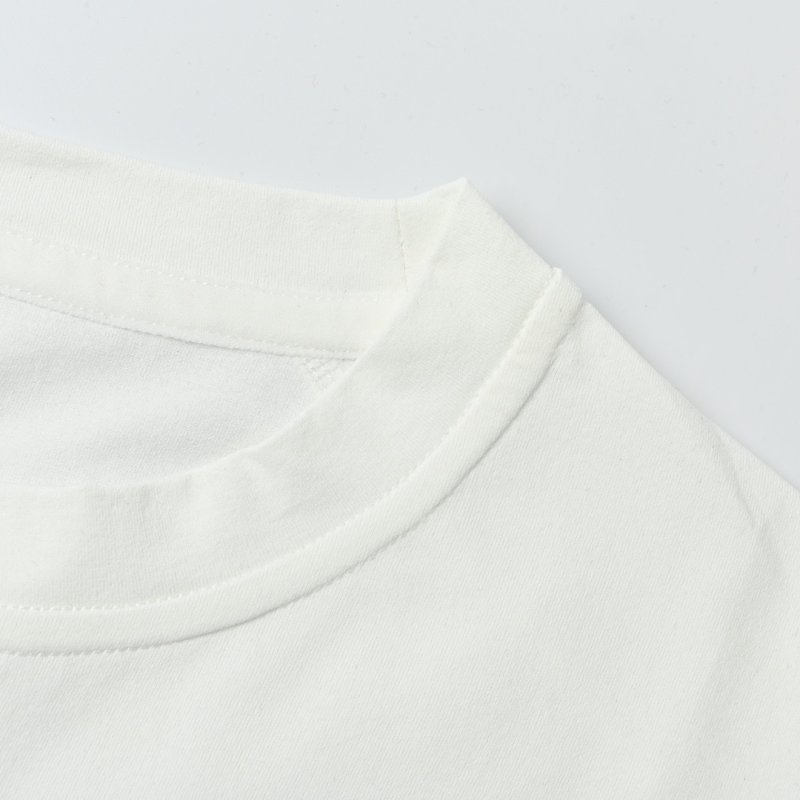 White Oversized T-Shirt with Botanical Back Graphic view