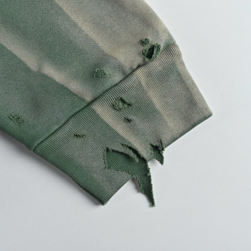 Sage Green Sherpa Lined Zip Hoodie Jacket view