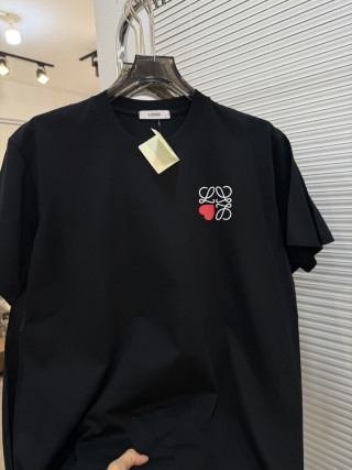Loewe White Anagram Heart Print T-Shirt view 2