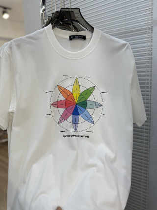 Loewe White Anagram Heart Print T-Shirt view 3