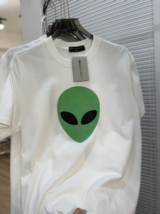 Loewe White Anagram Heart Print T-Shirt view 5