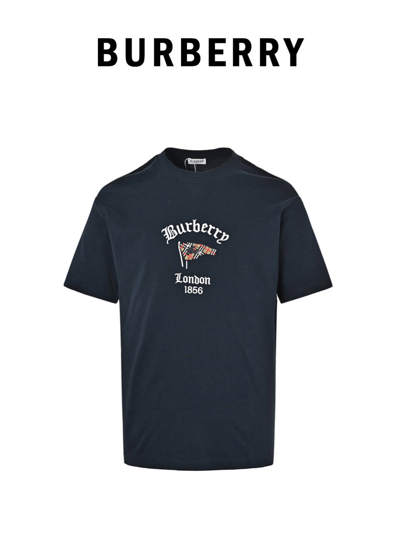 Burberry Black Logo Print Short Sleeve T-Shirt view