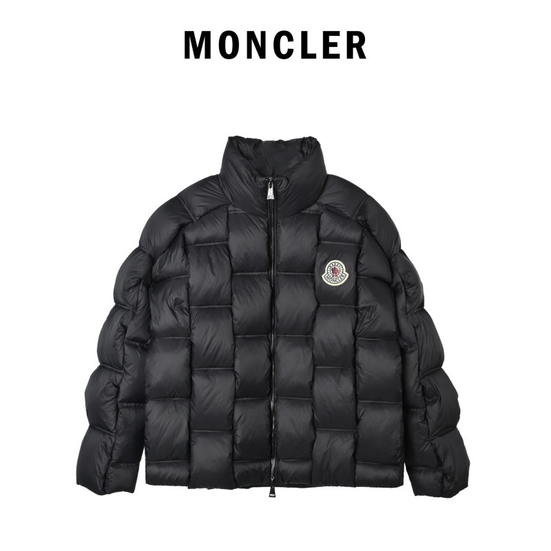 Black Puffer Down Jacket - Women's Quilted Winter Coat view