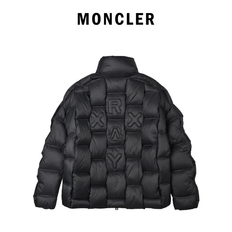 Black Puffer Down Jacket - Women's Quilted Winter Coat view