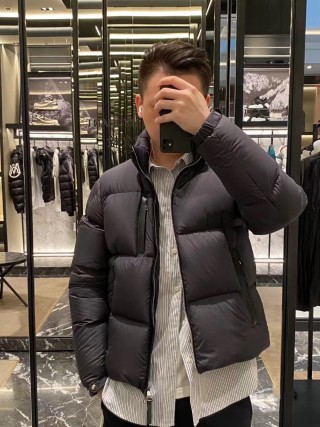 Black Puffer Down Jacket view 3