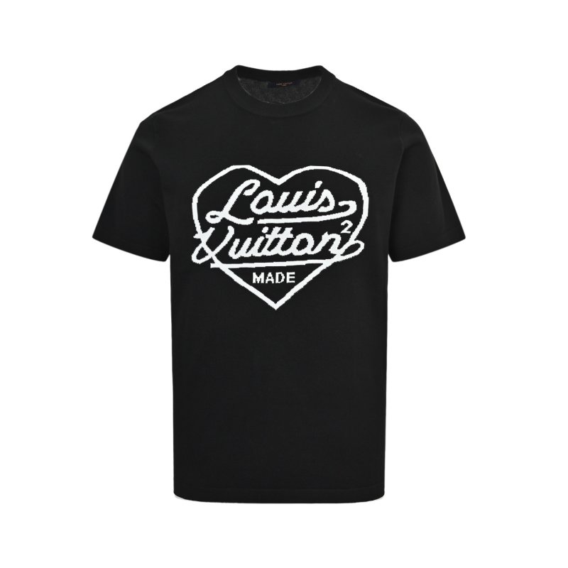 Louis Vuitton Heart Logo Black T-Shirt view