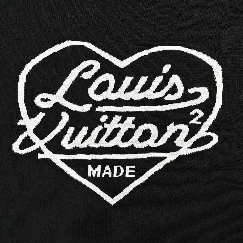 Louis Vuitton Heart Logo Black T-Shirt view