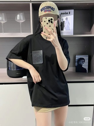 Loewe Anagram Pocket Black T-Shirt