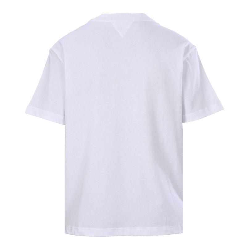 White Abstract Graphic Print Short-Sleeve T-Shirt view