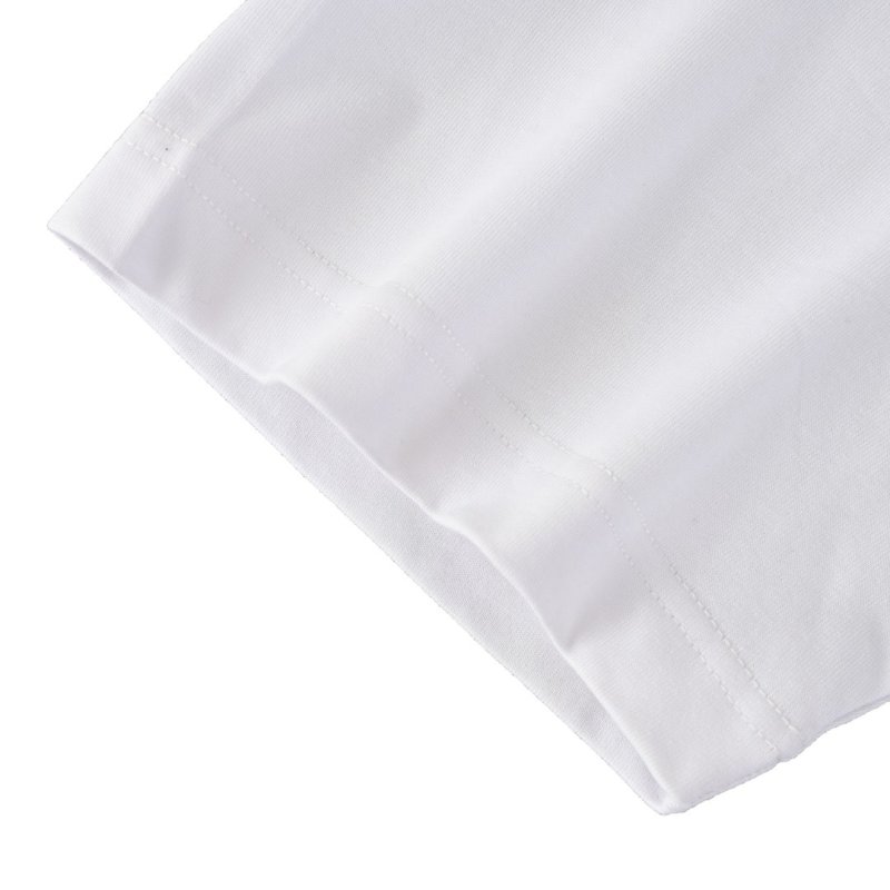 White Abstract Graphic Print Short-Sleeve T-Shirt view