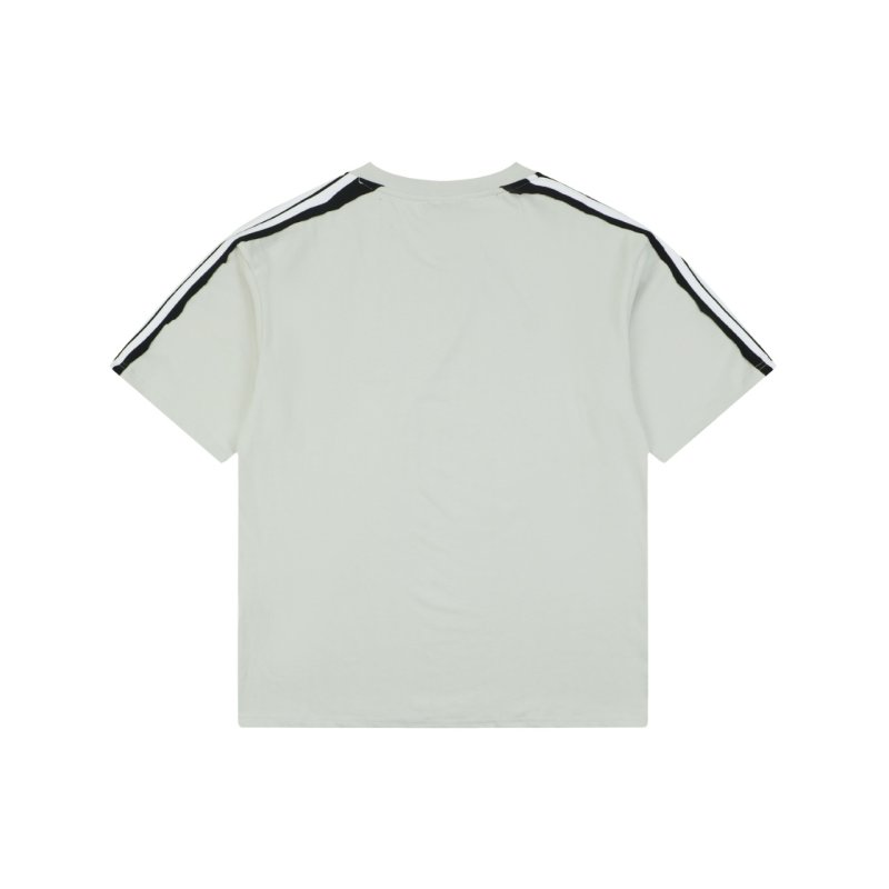 Balenciaga White Short-Sleeve T-Shirt with Logo view