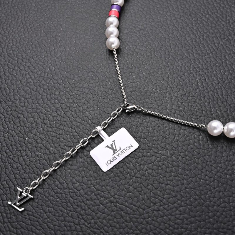 Louis Vuitton MNG Pearl Party Multi-Color Necklace view