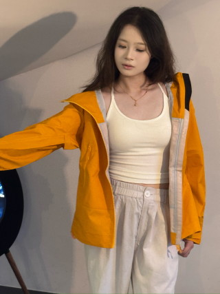 Stone Island Bogota LT Lightweight Jacket Orange