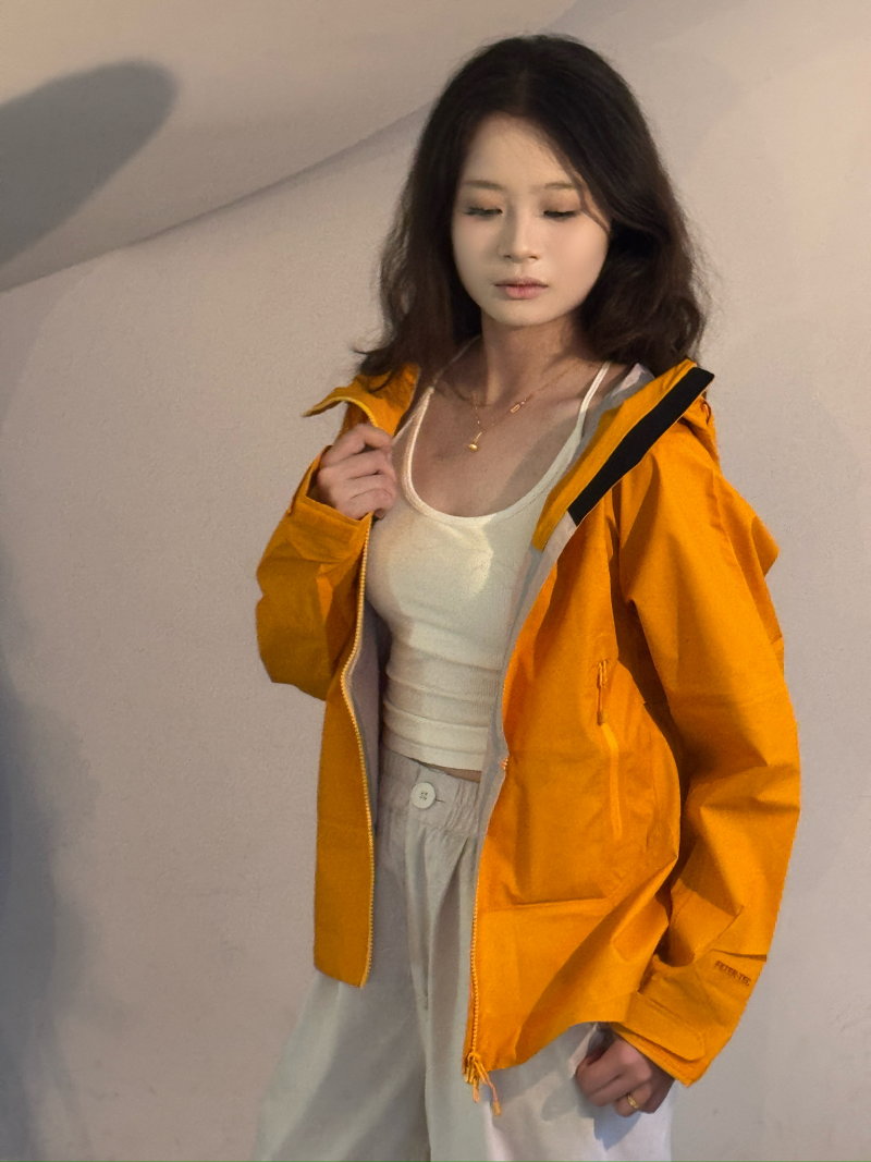Stone Island Bogota LT Lightweight Jacket Orange view