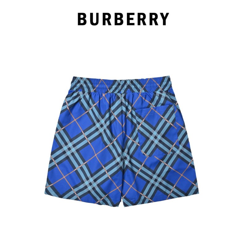 Blue Plaid Board Shorts view