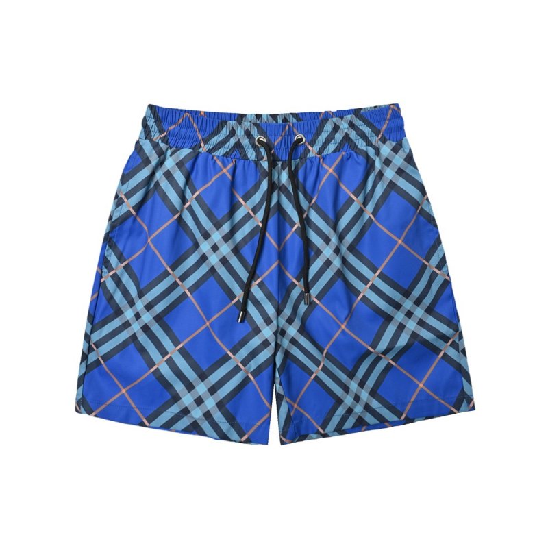 Blue Plaid Board Shorts view