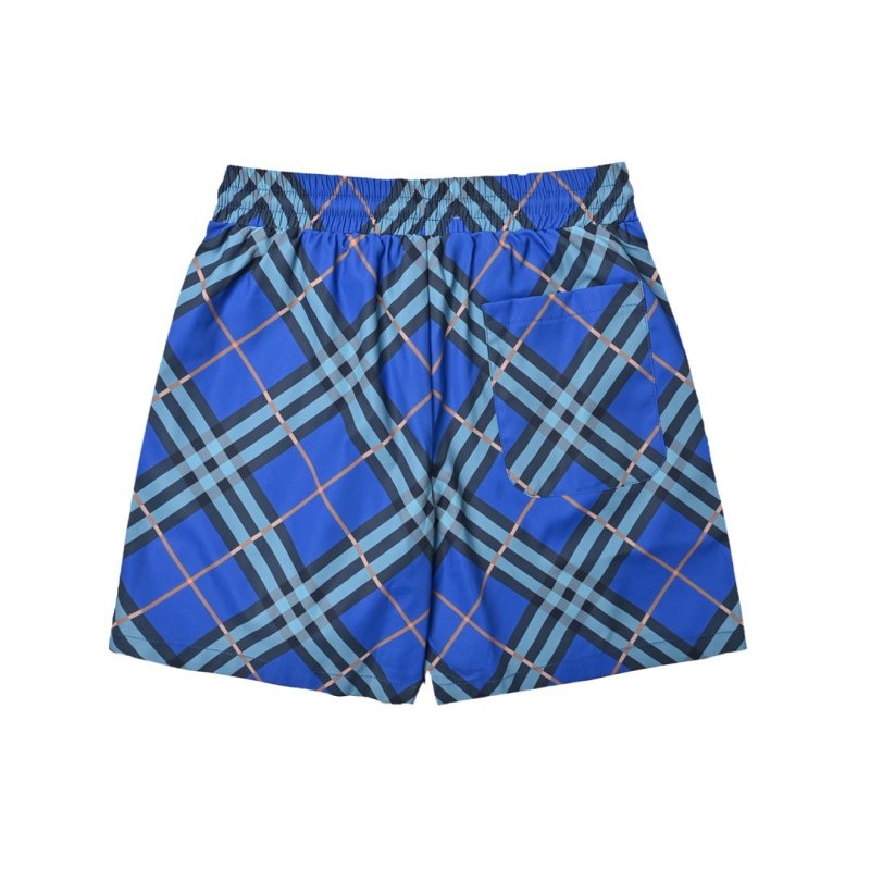 Blue Plaid Board Shorts view