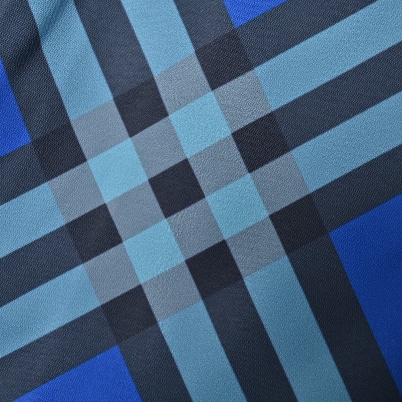 Blue Plaid Board Shorts view