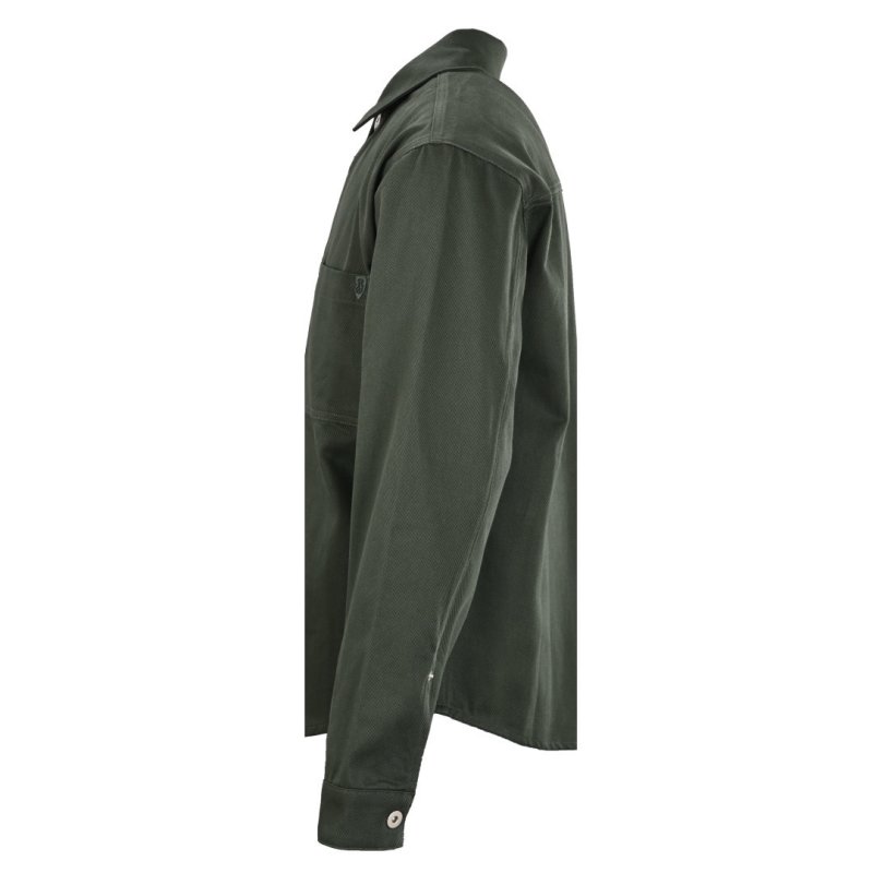 Stone Island Dark Green Denim Overshirt Jacket view