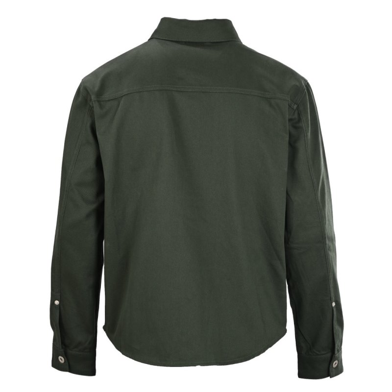 Stone Island Dark Green Denim Overshirt Jacket view