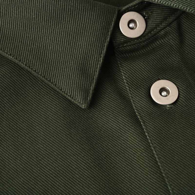 Stone Island Dark Green Denim Overshirt Jacket view