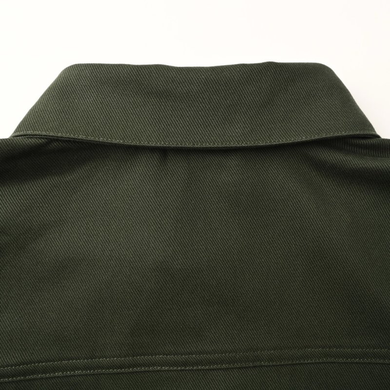 Stone Island Dark Green Denim Overshirt Jacket view