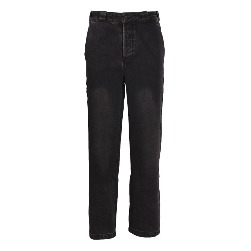 Prada Black Cargo Jeans with Triangle Logo view