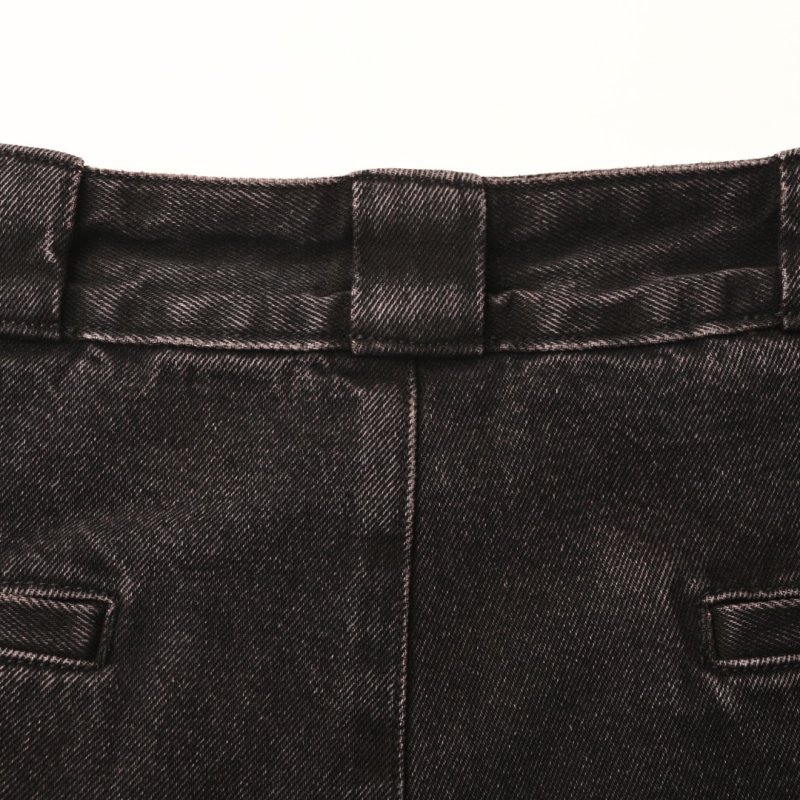 Prada Black Cargo Jeans with Triangle Logo view