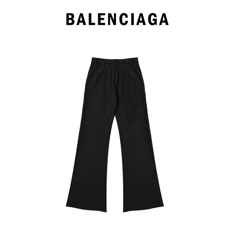 Black Flared Trousers - Premium Fit view